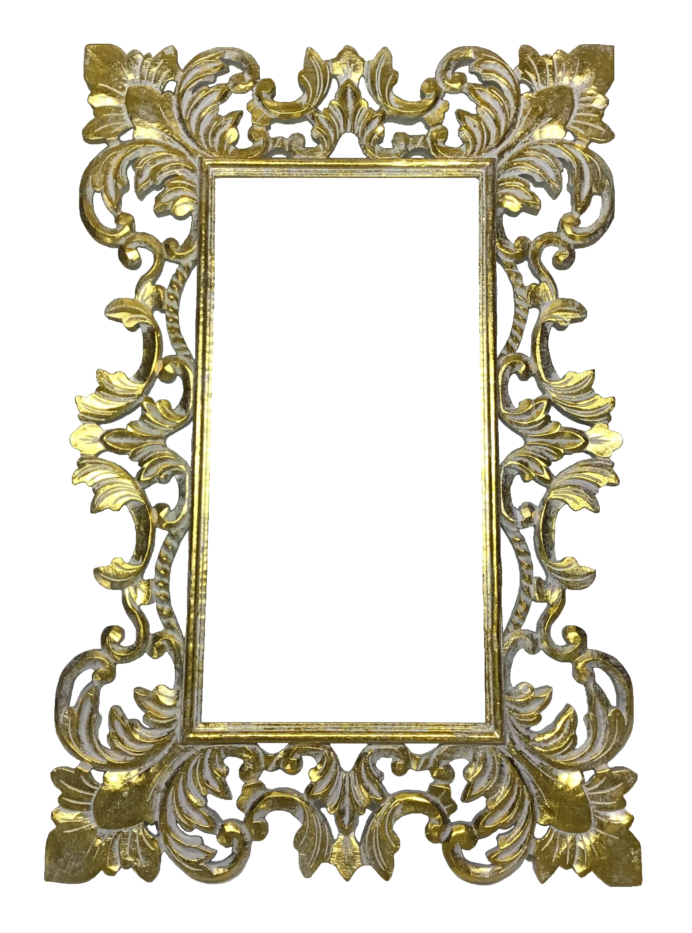 Marco de espejo tallado 60cm x 40cm